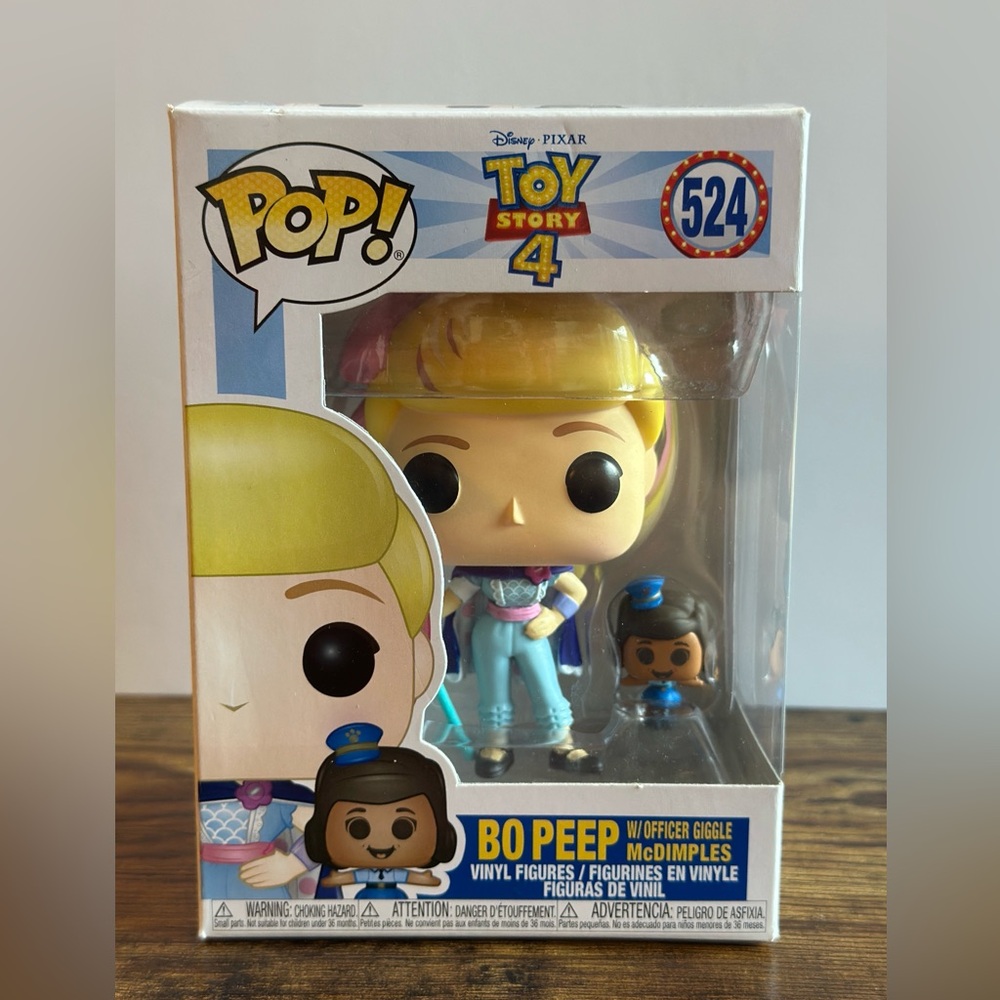 Funko Toy Story 4 Bo Peep Vinyl Figure with Officer Giggle McDimples